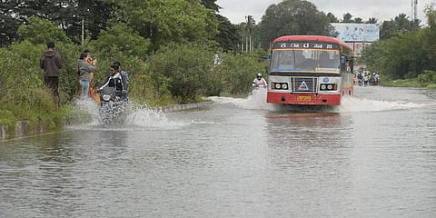ಮೈಸೂರು-ನಂಜನಗೂಡು ಹೆದ್ದಾರಿ ಮುಳುಗಡೆ