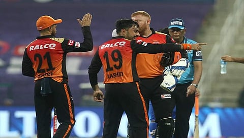 ಐಪಿಎಲ್ 2020: ರಶೀದ್ ಖಾನ್ ಸ್ಪಿನ್ ಮೋಡಿ, ಡೆಲ್ಲಿ ವಿರುದ್ಧ ಹೈದರಾಬಾದ್ ಗೆ 15 ರನ್ ಅಮೋಘ ಜಯ