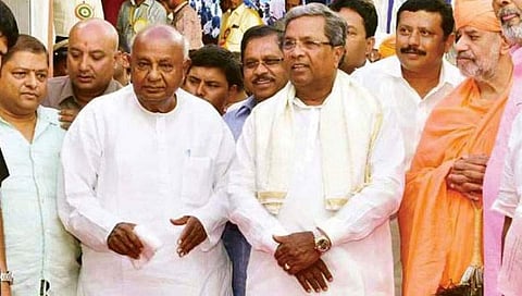 ಸಿದ್ದರಾಮಯ್ಯ-ಎಚ್ ಡಿ ದೇವೇಗೌಡ