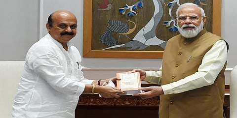 ಮುಖ್ಯಮಂತ್ರಿ ಬೊಮ್ಮಾಯಿ, ಪ್ರಧಾನಿ ನರೇಂದ್ರ ಮೋದಿ