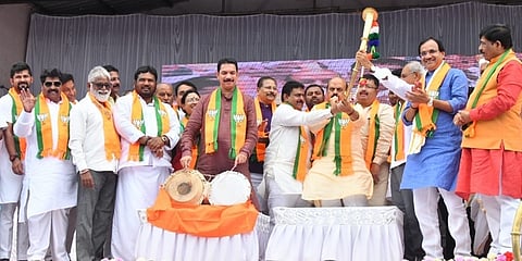 'ಜನಸ್ವರಾಜ್' ಸಮಾವೇಶಕ್ಕೆ ಮುಖ್ಯಮಂತ್ರಿ ಬೊಮ್ಮಾಯಿ ಚಾಲನೆ