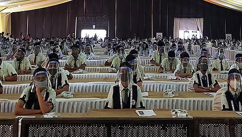 ಗಗನಯಾನ ರಾಕೆಟ್ ಮಾದರಿಯನ್ನು ಒಂದೇ ಕಡೆಯಲ್ಲಿ ತಯಾರಿಸಿದ 550 ವಿದ್ಯಾರ್ಥಿಗಳು