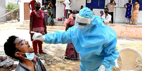 ಕೊರೋನಾ ಸೋಂಕು ಪತ್ತೆ ಪರೀಕ್ಷೆ (ಸಂಗ್ರಹ ಚಿತ್ರ)