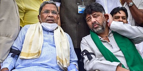 ಸಿದ್ದರಾಮಯ್ಯ-ಡಿಕೆ ಶಿವಕುಮಾರ್ (ಪಿಟಿಐ ಚಿತ್ರ)