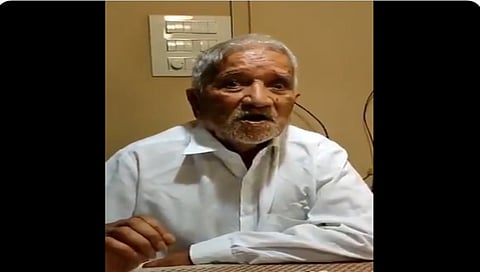 ಕೋವಿಡ್ ನಿಂದ ಗುಣಮುಖರಾದ ಹಿರಿಯ ಅಜ್ಜ ಶರಣಯ್ಯ