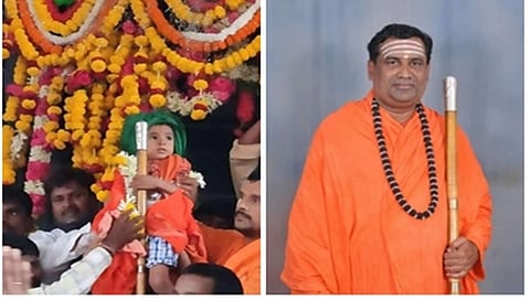 ಚಿಕ್ಕ ನೀಲಕಂಠ ಸ್ವಾಮಿ ಹಾಗೂ ಹಿರಿಯ ಶ್ರೀಗಳಾದ ಶಿವಬಸವ ಶಿವಾಚಾರ್ಯ ಶ್ರೀಗಳು