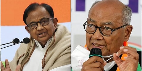 ಪಿ.ಚಿದಂಬರಂ, ದಿಗ್ವಿಜಯ್ ಸಿಂಗ್