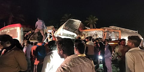 ಅಪಘಾತ ನಂತರ ದೃಶ್ಯ