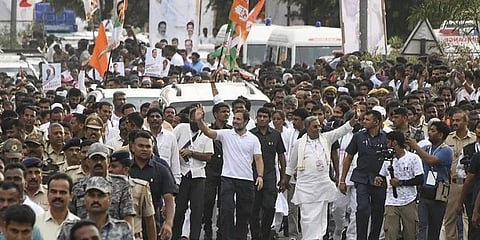 ಭಾರತ್ ಜೋಡೋ ಯಾತ್ರೆಯಲ್ಲಿ ರಾಹುಲ್, ಸಿದ್ದರಾಮಯ್ಯ