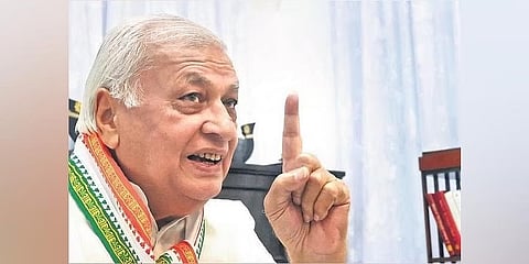 ಕೇರಳ ರಾಜ್ಯಪಾಲ ಆರಿಫ್ ಮೊಹಮ್ಮದ್ ಖಾನ್.