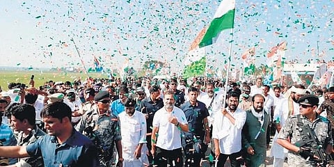 ಭಾರತ್ ಜೋಡೋ ಯಾತ್ರೆಯಲ್ಲಿ ರಾಹುಲ್ ಗಾಂಧಿ