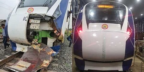 ವಂದೇ ಭಾರತ್ ಎಕ್ಸ್ಪ್ರೆಸ್ 24 ಗಂಟೆಗಳಲ್ಲಿ ದುರಸ್ತಿ!