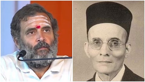 Rahul Gandhi- VD Savarkar (file pic)