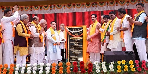ಕೊಪ್ಪಳದಲ್ಲಿ 10 ಜಿಲ್ಲಾ ಬಿಜೆಪಿ ಕಾರ್ಯಾಲಯ ಉದ್ಘಾಟನಾ ಕಾರ್ಯಕ್ರಮದಲ್ಲಿ ಜೆಪಿ ನಡ್ಡಾ