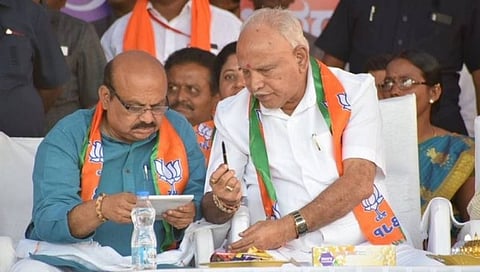 ಬೊಮ್ಮಾಯಿ ಮತ್ತು ಯಡಿಯೂರಪ್ಪ