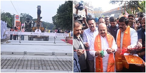 ರ್ಯಾಪಿಡ್ ರಸ್ತೆ ಉದ್ಘಾಟಿಸಿದ ಸಿಎಂ ಬೊಮ್ಮಾಯಿ