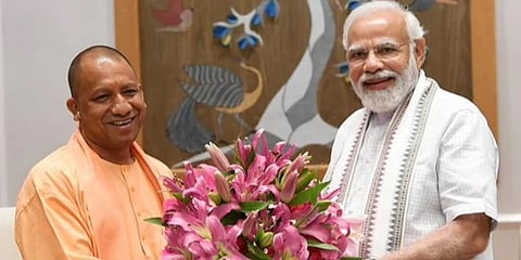 ಯೋಗಿ ಆದಿತ್ಯನಾಥ್ - ಪ್ರಧಾನಿ ಮೋದಿ
