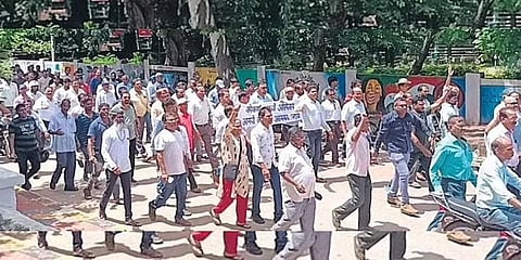 ಕೊಂಕಣಿ ಜನರ ಪ್ರತಿಭಟನೆ
