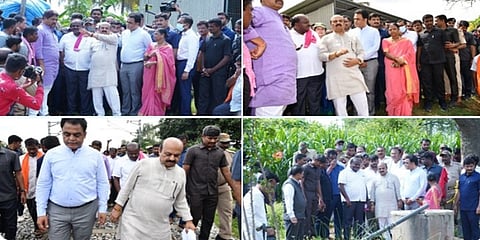 ಮುಖ್ಯಮಂತ್ರಿ ಬೊಮ್ಮಾಯಿ ಜೊತೆಗೆ ಸಚಿವ ಅಶ್ವತ್ಥ ನಾರಾಯಣ, ಆರ್ .ಅಶೋಕ ಮತ್ತಿತರರು