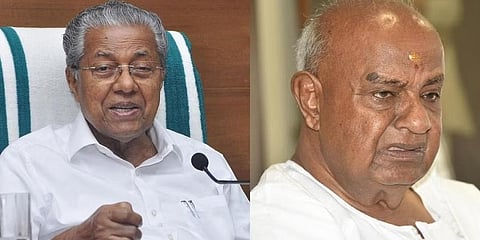 ಪಿಣರಾಯಿ ವಿಜಯನ್ - ಎಚ್ಡಿ ದೇವೇಗೌಡ
