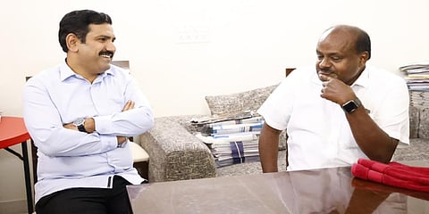ಎಚ್ಡಿ ಕುಮಾರಸ್ವಾಮಿ - ಬಿವೈ ವಿಜಯೇಂದ್ರ