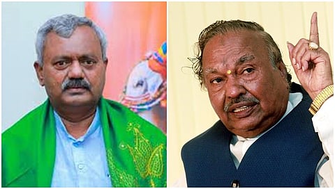 ಎಸ್.ಟಿ ಸೋಮಶೇಖರ್ ಮತ್ತು ಈಶ್ವರಪ್ಪ