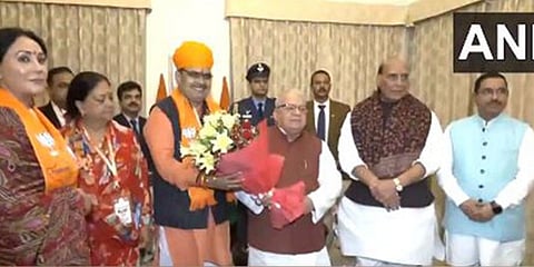 ಭಜನ್ಲಾಲ್ ಶರ್ಮಾರಿಂದ ರಾಜ್ಯಪಾಲರ ಭೇಟಿ
