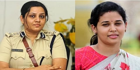 ಐಪಿಎಸ್ ಅಧಿಕಾರಿ ಡಿ. ರೂಪಾ, ಐಎಎಸ್ ಅಧಿಕಾರಿ ರೋಹಿಣಿ ಸಿಂಧೂರಿ