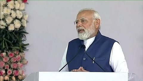 ಶಿವಮೊಗ್ಗದಲ್ಲಿ ಪ್ರಧಾನಿ ಮೋದಿ.