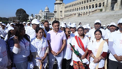 'ಸೈಕ್ಲೋಥಾನ್' ಉದ್ಘಾಟನಾ ಕಾರ್ಯಕ್ರಮದಲ್ಲಿ ಡಾ.ಕೆ.ಸುಧಾಕರ್