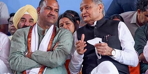 ಸಿಪಿ ಜೋಶಿ, ಅಶೋಕ್ ಗೆಹ್ಲೋಟ್