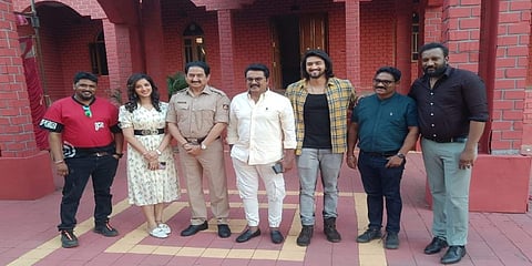 ಹಂಟರ್ ಚಿತ್ರತಂಡದೊಂದಿಗೆ ನಟ ಶರತ್ಕುಮಾರ್