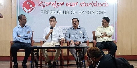 ಸುದ್ದಿಗೋಷ್ಠಿಯಲ್ಲಿ ಬಿಬಿಎಂಪಿ ಆಯುಕ್ತ ತುಷಾರ್ ಗಿರಿನಾಥ್