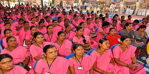 ASHA workers strike