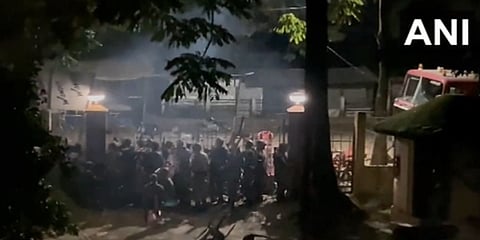 ಮೇಘಾಲಯ ಸಿಎಂ ಕಚೇರಿ ಮೇಲಿನ ದಾಳಿ ಚಿತ್ರ