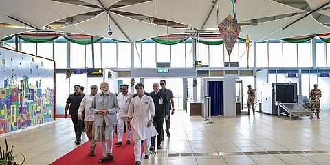 ಗ್ರೀನ್ಫೀಲ್ಡ್ ವಿಮಾನ ನಿಲ್ದಾಣದಲ್ಲಿ ಪ್ರಧಾನಿ ಮೋದಿ