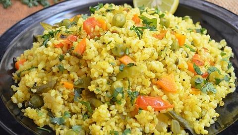 ಗೋಧಿ ನುಚ್ಚಿನ ವೆಜಿಟೇಬಲ್ ಬಾತ್