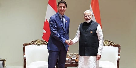 ಕೆನಡಾ ಪ್ರಧಾನಿ ಜಸ್ಟಿನ್ ಟ್ರುಡೋ-ಪ್ರಧಾನಿ ಮೋದಿ