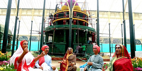 ಲಾಲ್ ಬಾಗ್ ಫಲಪುಷ್ಪ ಪ್ರದರ್ಶನಕ್ಕೆ ಸಿದ್ಧತೆ ನಡೆದಿದೆ