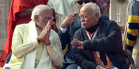 ಪ್ರಧಾನಿ ಮೋದಿ - ಮೋಹನ್ ಭಾಗವತ್