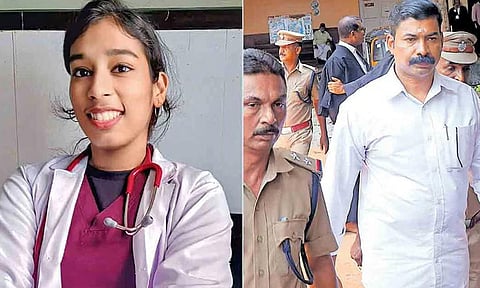 கொலை செய்யப்பட்ட டாக்டர் வந்தனா தாஸ் மற்றும் குற்றவாளி சந்தீப்.