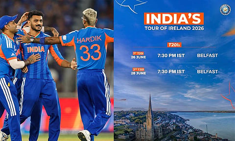 INDIA'S TOUR OF IRELAND 2026