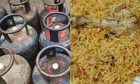 வணிக சிலிண்டர் கொடுத்தால் தினமும் பிரியாணி இலவசம்... எங்கு தெரியுமா?