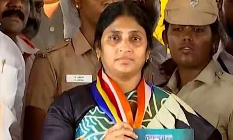 திரு.வி.க நகர் தொகுதியில் போட்டி- பொற்கொடி ஆம்ஸ்ட்ராங் வேட்பு மனு தாக்கல்