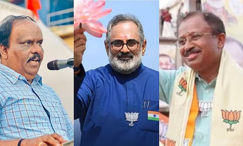 கேரளத்தில் தடம் பதித்த பாஜக.. திருவனந்தபுரத்தில் 3 தொகுதிகளில் வெற்றி!