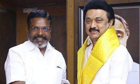 தி.மு.க கூட்டணியில் தொடருங்கள்..!- திருமாவளவன், வீரபாண்டியனிடம் மு.க.ஸ்டாலின் வலியுறுத்தல்