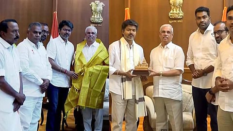 ப்ளூவாக மாறிய காக்கி - Dress Code-ஐ மாற்றிய விஜய்!