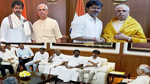 மெஜாரிட்டியை ஏற்றுக் கொண்டார் ஆளுநர்: த.வெ.க. தலைவர் விஜய் நாளை தமிழக முதல்வராக பதவி ஏற்கிறார்