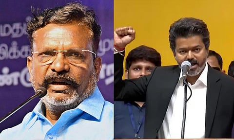தமிழ்நாட்டின் கடன் நிர்ணயிக்கப்பட்ட அளவில்தான் உள்ளது - விஜய்க்கு திருமாவளவன் பதில்