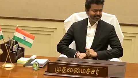 தலைமைச் செயலகத்தில் முதலமைச்சர் விஜய் ஆலோசனை